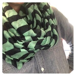 Navy and turquoise summer unfortunately scarf
